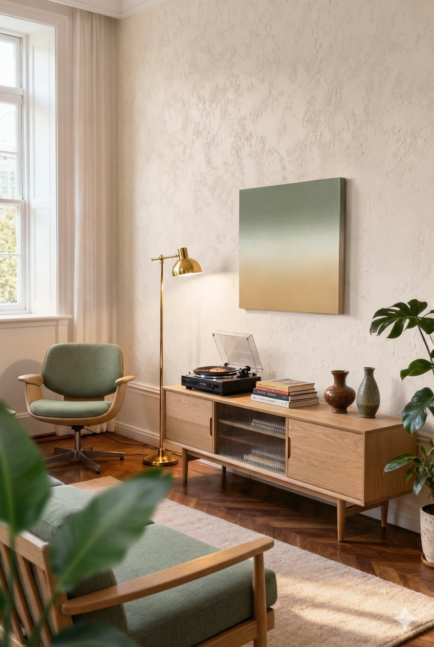 Radici nella terra e fronde al vento - N 1 - serie “Meditazioni Cromatiche”