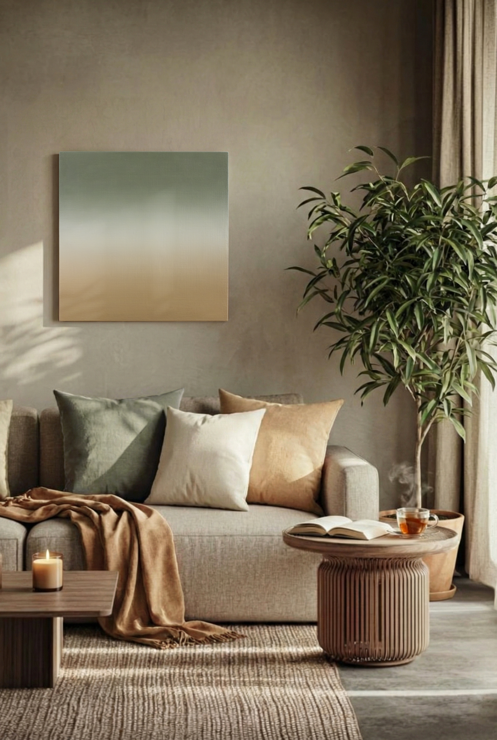 Radici nella terra e fronde al vento - N 1 - serie “Meditazioni Cromatiche”