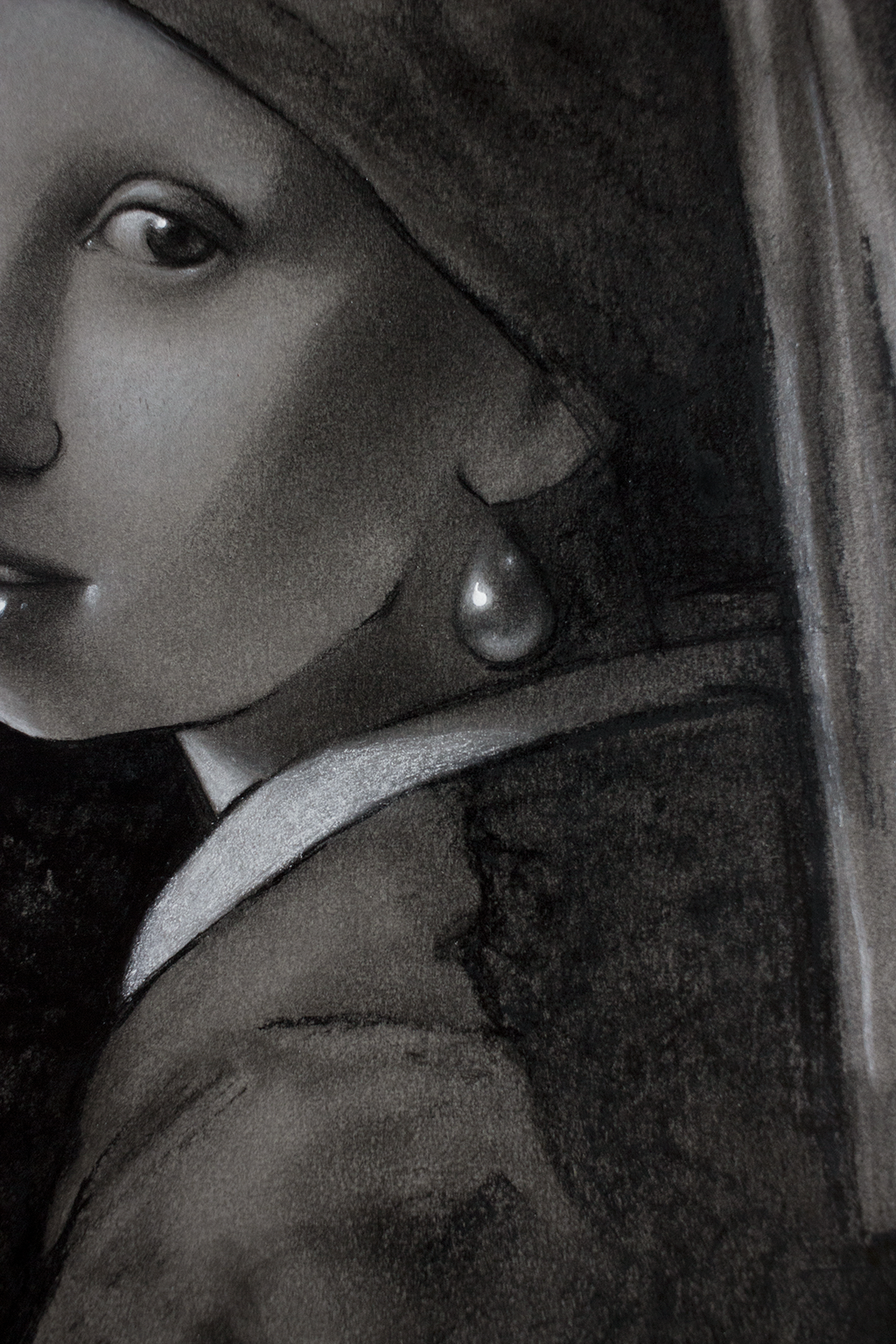 Omaggio a “La ragazza con l’orecchino di perle” di Johannes Vermeer - N°1