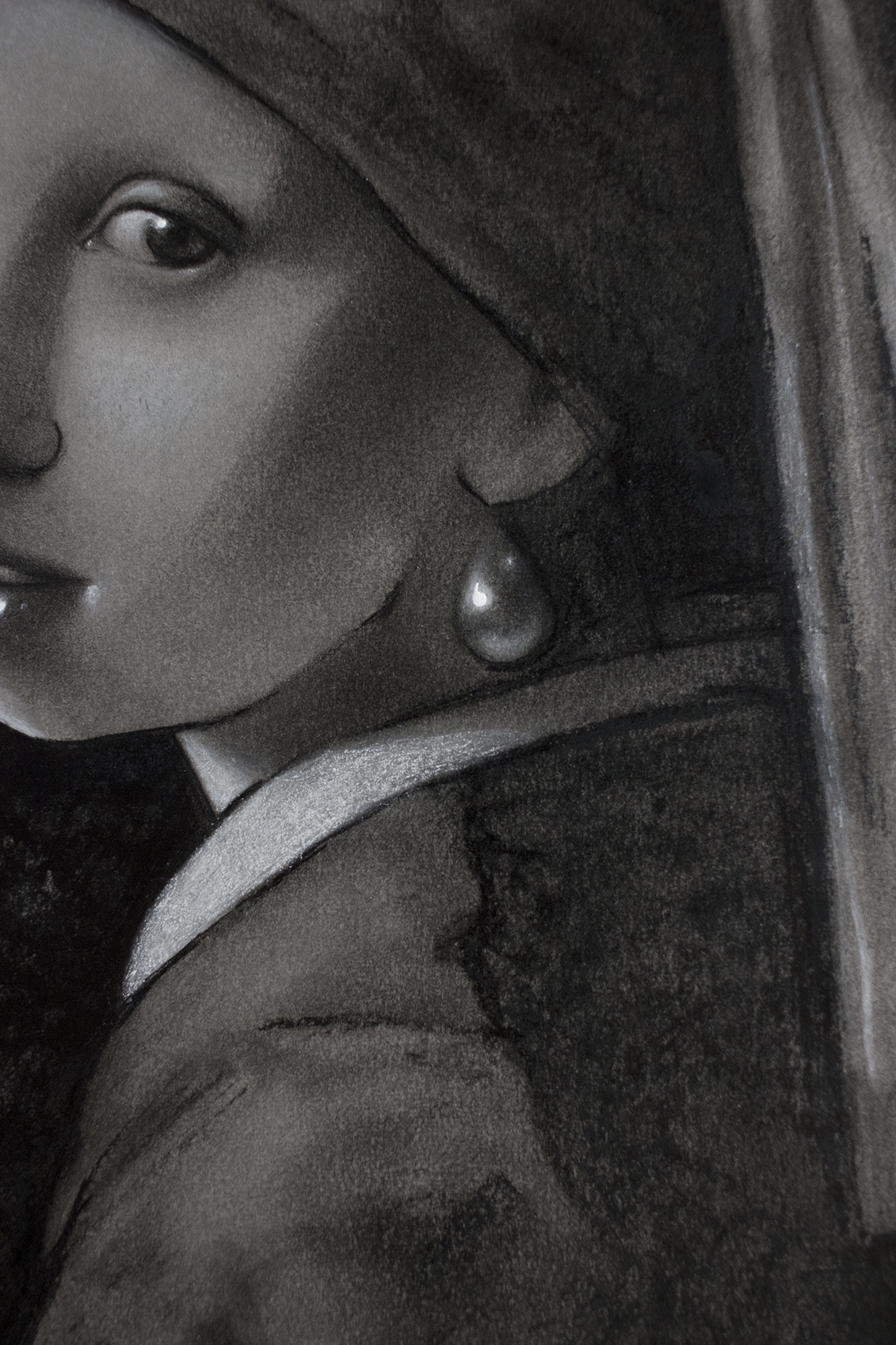 Omaggio a “La ragazza con l’orecchino di perle” di Johannes Vermeer - N°1