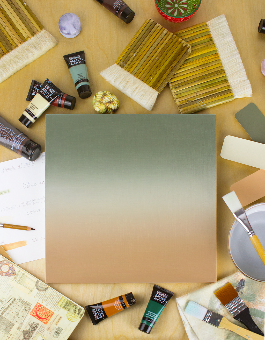 Radici nella terra e fronde al vento - N 1 - serie “Meditazioni Cromatiche”