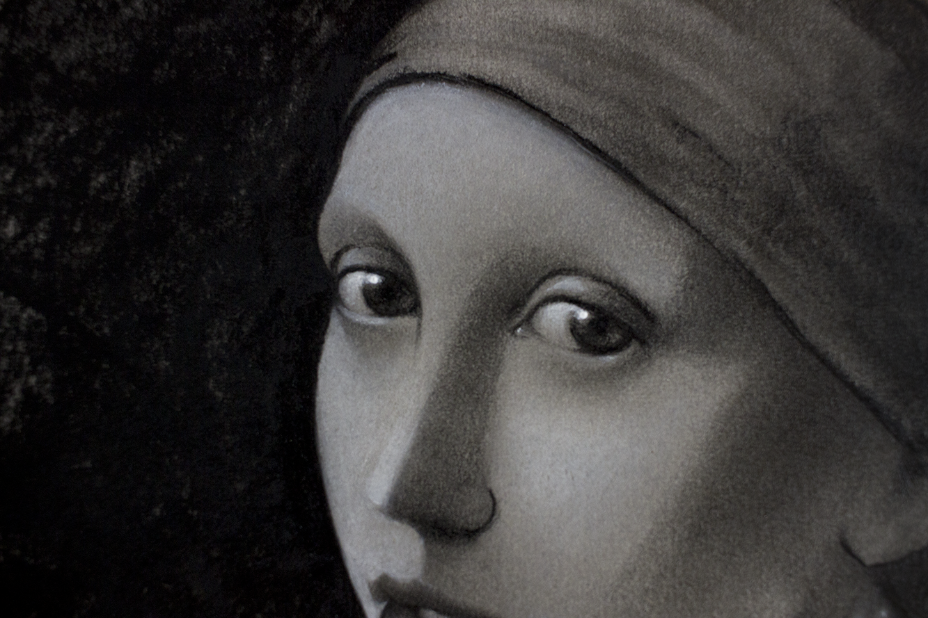 Omaggio a “La ragazza con l’orecchino di perle” di Johannes Vermeer - N°1